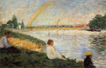 喬治 脩拉 Bathing at Asnieres, Rainbow 喬治 脩拉 Bathing at Asnieres, Rainbow